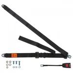 Front Static Seat Belt For Austin Mini Convertible 1958 To 1992 Black. Fixed Price $129.51.