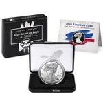 2026-W Proof $1 American Silver Eagle Box, Ogp & Coa. Fixed Price $229.00.
