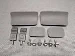 2007 2008 2009 Silverado Sierra Dk Gray Front Door Screw Cover Trim. Fixed Price $34.99.