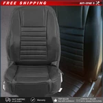 Driver Bottom-top Black Seat Cover Set 2007 2009 Ford Mustang Gt Deluxe. Fixed Price $58.64.