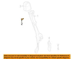 Gm Oem 99-10 Avalanche 1500 Front Seat Belts-belt Retractor Bolt 15652061. Fixed Price $20.30.