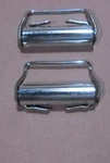 Vintage Chrome Roll-a-belt Style Seat Retractors Model #100 Bw Set. Fixed Price $24.99.