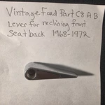 1968-72 Ford Reclining Front Seat Back Latch Release Handle, C8AB. Fixed Price $39.87.