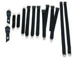 Pg Classic 1850-70BUK-100 Mopar 1970 B-body Bucket Seat Belt Set Black. Fixed Price $802.99.