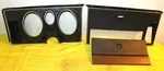 1972 1973 Mustang Mach Grande Orig Deluxe Dash Gauge - Glove Box Panels Bezels. Fixed Price $299.00.