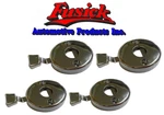 1970-1972 Pontiac Lemans Gto Bucket Seat Chrome Headrest Escutcheon Set. Fixed Price $64.00.