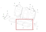 2021-2024 Tesla Model X Left Second Row Cush Soft Trim Assy Black Driver Side. Fixed Price $202.50.