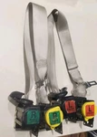 97-04 Corvette C5 Coupe Retractor Belts Silver Oem Set 8824-A3.2. Fixed Price $99.00.