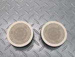 01-06 Bmw E46 330CI Convertible Set Of 2 Rear Tweeter Speaker Grille Beige Oem. Fixed Price $44.49.