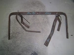 1958 Skyliner Fairlane Galaxy Galaxie Ranchero Front Bumper Brackets Used Oem. Fixed Price $199.99.