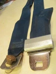 1968-72 Gm A-body Rear Seat Belt Blue, Cutlass, 442, Gto, Chevelle, Lemans 48B71. Fixed Price $20.00.