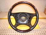 Mercedes W215 CL500 00-6 Leather Burl Wood Charcoal Steering Wheel,no Cover. Fixed Price $269.78.