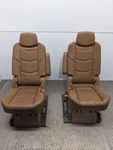 2015-2020 Escalade Esv Suburban Yukon 2ND Second Row Tan Leather Bucket Seats. Fixed Price $800.00.