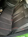 Mazda 2011-2014 Touring Rear Seats Black Red Piping. Fixed Price $300.00.