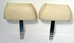1969 Ford White Seat Headrests Mustang Thunderbird Mercury Cougar Set Of 2. Fixed Price $195.00.