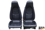 Porsche 997 911 Front Left Right Powered Black Leather Seat Set 2005 - 2012 Oem. Fixed Price $2199.99.