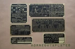 Jeep Brass Data Plates Set Willys Mc G-740 M38A1 M170. Fixed Price $99.99.
