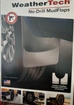 Weathertech Rear No-drill Mudflaps 120134 Fits 2021-2026 Ford F-150 New. Fixed Price $79.99.