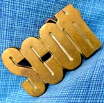 Scott Belt Buckle Iconic 70S Cut Out Brass Name Vintage Baron Taiwan .MMR557. Fixed Price $29.99.