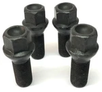 M14 1.25 Thread Taper Seat 17MM Hex Alloy Wheel Bolts Black O.e Style Bmw. Fixed Price $11.34.