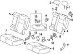 Genuine Honda Cover L Rear (type W) 82521-3A0-A51ZD. Fixed Price $735.59.