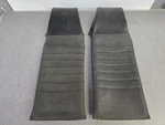 Pair Used Original Porsche 914-6 Black Vinyl Bucket Seat Headrests Backrests. Fixed Price $200.00.