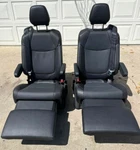 Recliners Seats 2025 Toyota Sienna Second Leather Black W/ Brown Stitches. Fixed Price $3595.00.