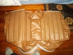 Amc Pacer Rear Seat Cover Bottom Nos Honey Vinyl. Fixed Price $99.99.