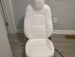 Tesla Model 3 Front Left Complete White Seat 1456942-00-C. Fixed Price $700.00.