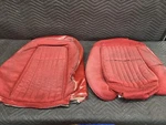 90-93 Ford Fox Body Mustang Gt Front Seat Cover Fabric Vert Red 1990-1993 Lh. Fixed Price $69.99.