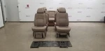 2000 Gmc Savana 1500 Cobra Limited Seat Set Front Middle Rear Tan Leather. Fixed Price $1750.00.