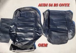 Audi S4 B5 Front Seat Cover Black Onyx Leather Genuine Oem Upholstery Skin. Fixed Price $294.00.