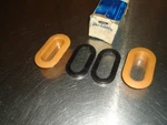 2) New Nos Ford Seat Belt Shield Bezel D7AZ-60611A70-B 1977 Mercury. Fixed Price $67.50.