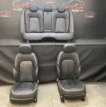 2016 Maserati Ghibli Set Of Front & Rear Black Leather Red Stitching Seats. Fixed Price $500.00.