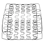 1964 1965 Chevy Chevelle Camino Seat Back Spring New Dii 1402N. Fixed Price $103.95.