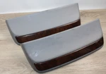 Bmw E38 750IL 740IL Front Seat Back Covers Wood Grain Panels Trims Gray. Fixed Price $400.99.
