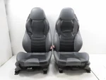 00 Bmw Z3 #1327 Sport Seats, Power Heated Nappa Black / Grey. Fixed Price $1499.99.
