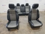 2018 Toyota Tacoma SR5 Complete Katzkin Seat Set Gray And Black Leather. Fixed Price $1009.38.