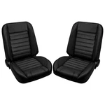 Tmi Sport Pro Low Back Bucket Seat Pair W/ Brackets Chevy C10 73-87 Black W.... Fixed Price $1764.99.