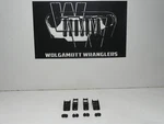 03-06 Jeep Wrangler Tj Rear Folding Flip Tumble Seat Bracket Set Hardware 69UC. Fixed Price $202.80.