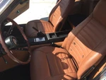 Fits Datsun 240Z/260Z/280Z 1970-78 Faux Leathr Replacmnt Burnt Orange Seat Cover. Fixed Price $299.00.