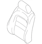 Genuine Mazda Seat Back Assembly BAN7-88-130-02. Fixed Price $1492.64.