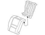 Genuine Honda Pad & Frame Rear Seat-back 82127-SDN-A01. Fixed Price $159.70.