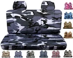 Rear Bench Seat Covers Fits 1995 To 2006 Gmc Sierra Truck Camouflage 25 Colors. Fixed Price $89.99.