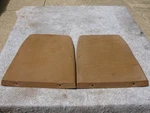 Original Used 1971-72 Camaro Firebird Tan Seat Back Panels Gm # 9818398. Fixed Price $55.00.