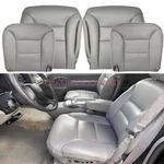 Leather Seat Covers-premium Gray Set For 1995-1999 Chevy Tahoe Gmc Yukon&sierra. Fixed Price $121.49.