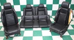 *note* 13' Mustang Coupe Black Leather Power Manual Buckets Backseat Seats Set. Fixed Price $742.89.