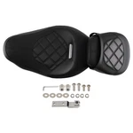 Black Leather Driver Passenger Seat For Harley Touring Models 2009-LATER. Fixed Price $98.39.