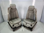 03-06 Oem Mercedes R230 SL500 Front Left Right Seat Leather Gray Assy Set *. Fixed Price $498.00.