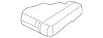 Genuine Volkswagen Seat Cushion Pad 5C5-885-319-D. Fixed Price $126.70.